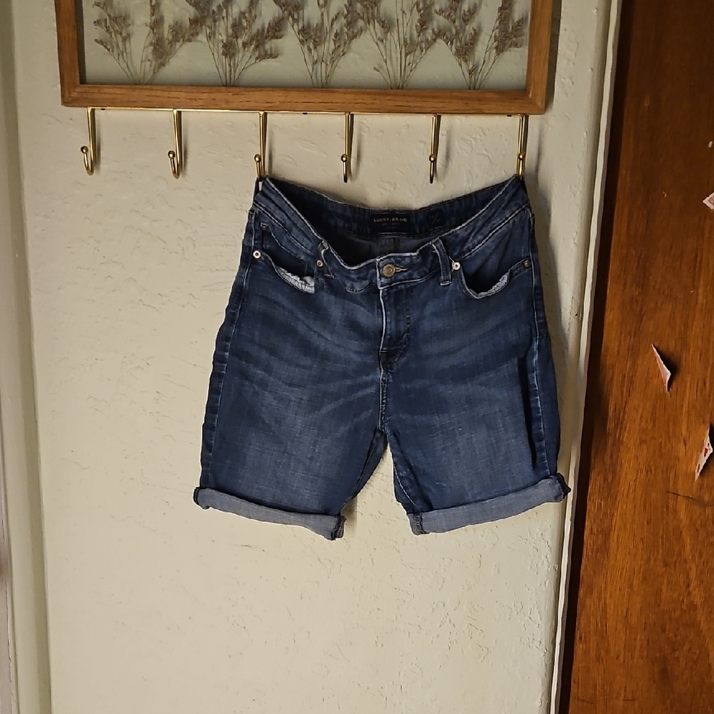 Lucky Brand Dark Blue Jean Shorts